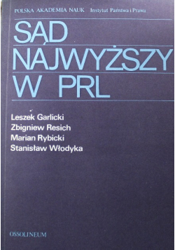 Sąd Najwyższy W PRL