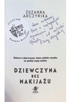 Dziewczyna bez makijażu