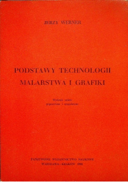 Podstawy technologii malarstwa i grafiki