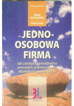 Jednoosobowa firma
