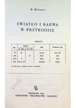 Światło i barwa w przyrodzie