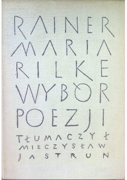 Rilke Poezje wybrane