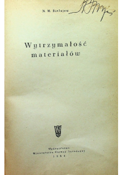 Wytrzymałość materiałów
