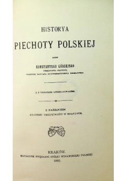 Historya piechoty polskiej