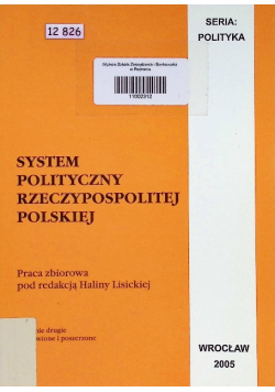 System polityczny Rzeczypospolitej Polskiej