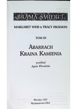 Abarrach  Kraina Kamienia