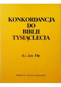 Konkordancja do Biblii Tysiąclecia