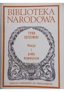 Poezje i próby dramatyczne