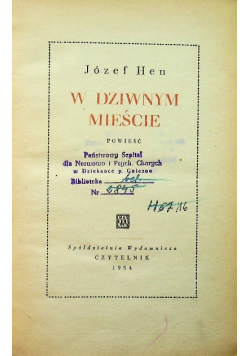 W Dziwnym Mieście