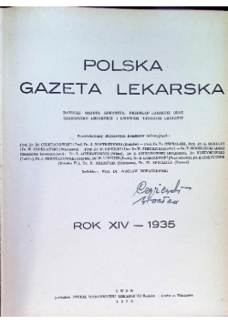 Polska Gazeta Lekarska Rok XIV 1935 r.
