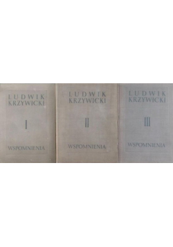 Wspomnienia Tom I do III