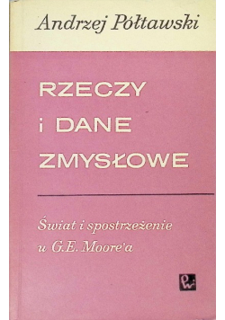 Rzeczy i dane zmysłowe