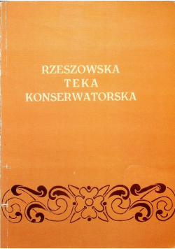 Rzeszowska teka konserwatorska