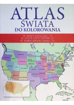 Atlas świata do kolorowania