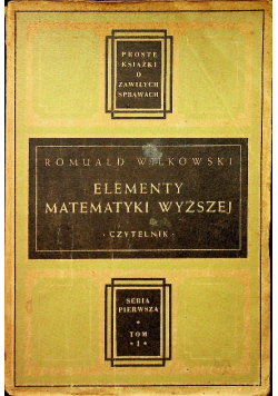Elementy matematyki wyższej 1947 r.