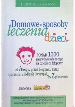 Domowe sposoby leczenia dzieci