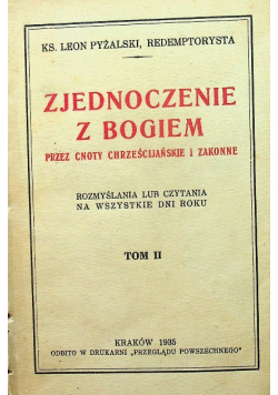 Zjednoczenie z Bogiem Tom II 1935 r.