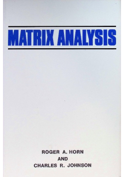Matrix Analysis