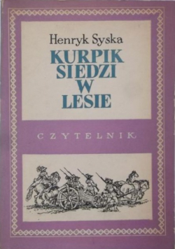Kurpik siedzi w lesie