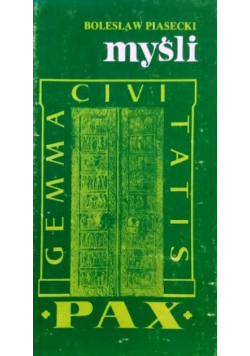Piasecki myśli