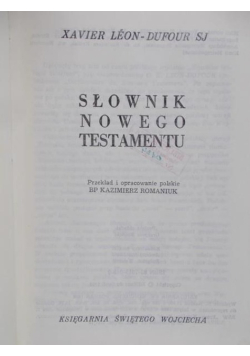 Słownik Nowego Testamentu