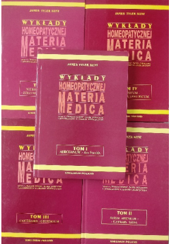 Wykłady homeopatycznej Materia Medica, Tom 1 do 5