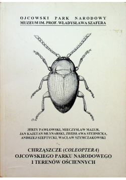 Chrząszcze coleoptera ojcowskiego parku narodowego i terenów ościennych