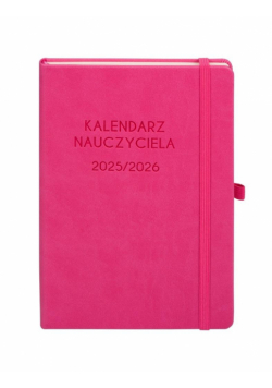 Kalendarz 2025/2026 A5 nauczyciela TDW różowy