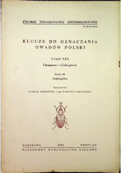 Klucze do oznaczania owadów Polski Część XIX Zeszyt 86
