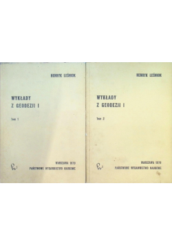 Wykłady z geodezji Tom 1 i 2