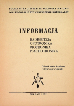 Informacja Radiestezja Geotronika Biotronika