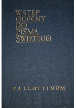 Wstęp ogólny do Pisma świętego