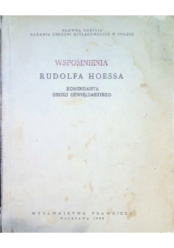 Wspomnienia Rudolfa Hoessa