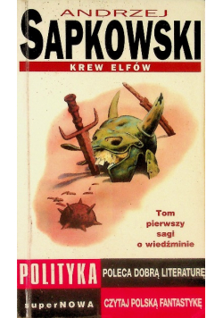Wiedźmin Tom 1 Krew Elfów