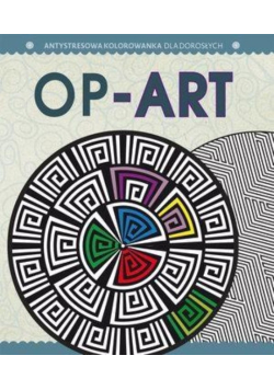 Antystresowa kolorowanka dla dorosłych Op-Art