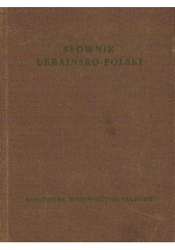 Słownik ukraińsko  polski