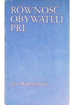 Równość obywateli PRL