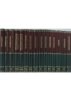 Historia Literatury Polskiej Tom od 1 do 15