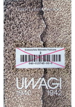 Uwagi 1940 - 1942