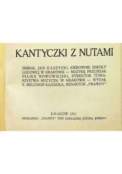Kantyczki z nutami