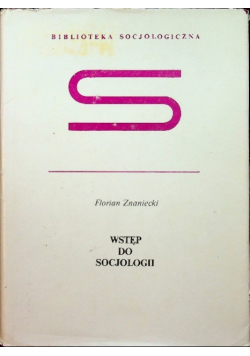 Wstęp do socjologii