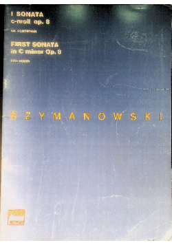 I sonata c-moll Op. 8