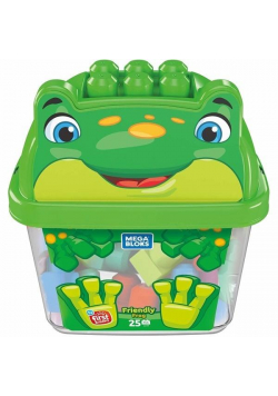 Mega Bloks. Wesoła żaba z klockami