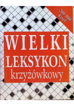 Wielki leksykon krzyżówkowy