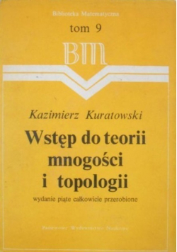 Wstęp do teorii mnogości i topologii Tom 9