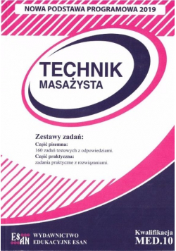 Egzamin zawodowy. Technik masażysta