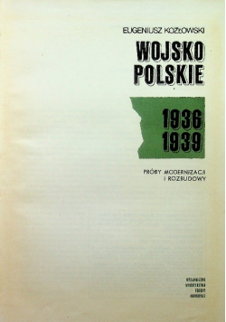 Wojsko Polskie 1936 1939