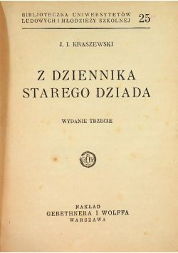 Z dziennika starego dziada 1931 r.