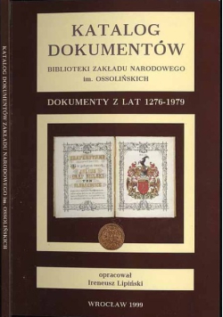 Katalog dokumentów Biblioteki Zakładu Narodowego