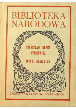Witkiewicz Wybór dramatów